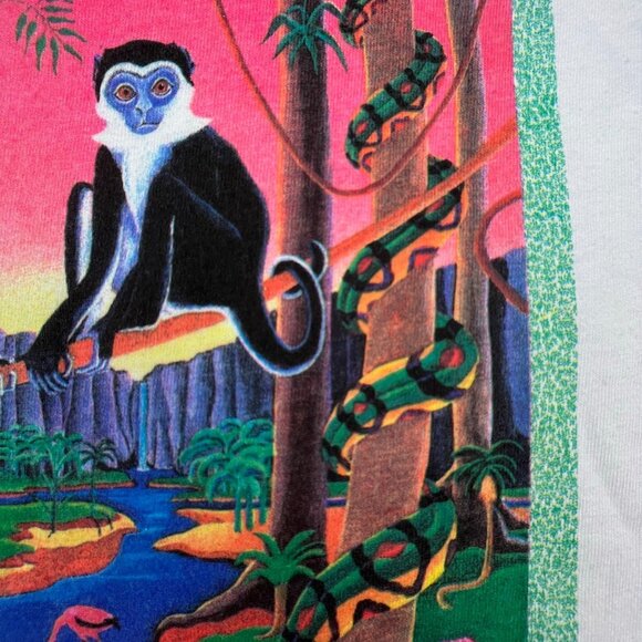 Vintage Save The Amazonia Shirt Adult XL Toucan Amazon Shirt Environment Hanes - Picture 6 of 12